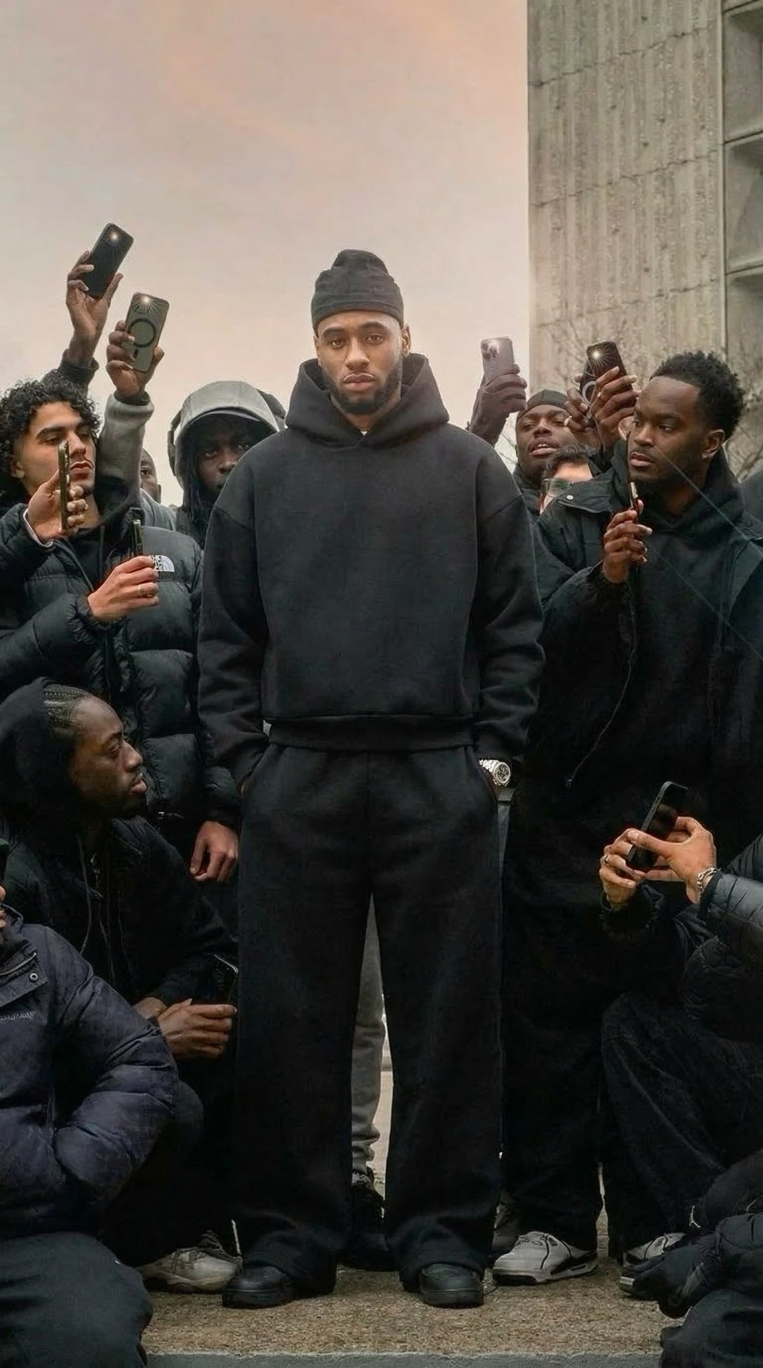 The heavyweight tracksuit that actually hangs right.